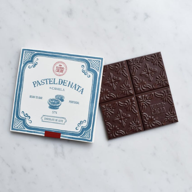 Tablette Chocolat au lait 57% + Pastel de nata