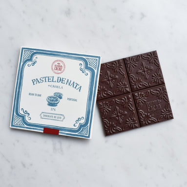 Tablette Chocolat au lait 57% + Pastel de nata