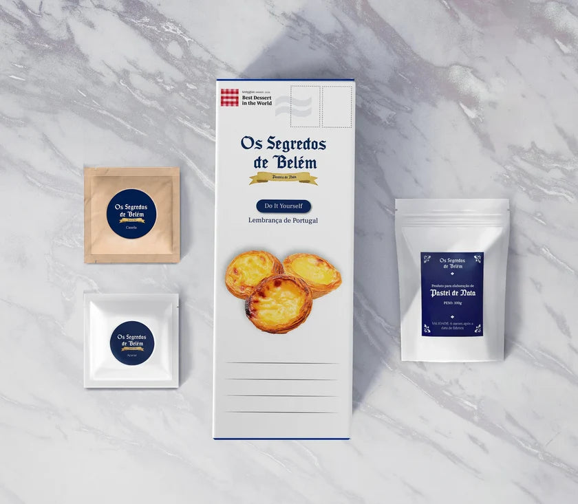 Caja de pasteles de nata – Caja gourmet portuguesa | LUSOBOX
